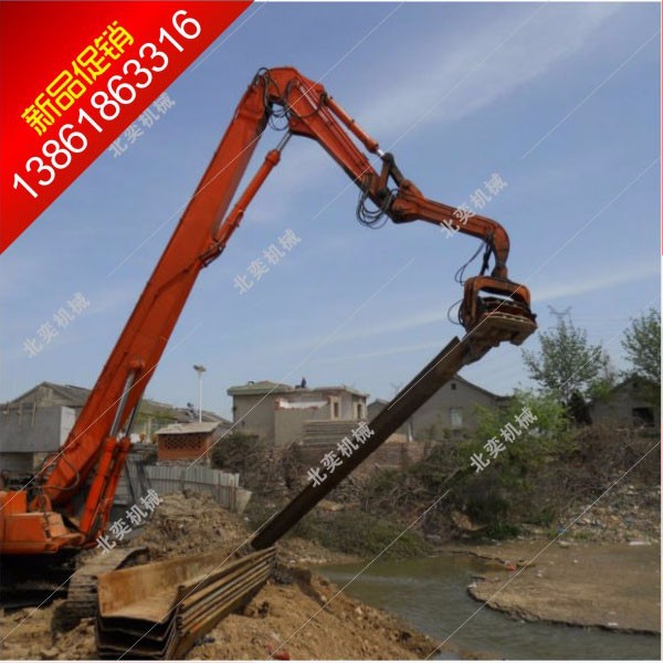 高頻液壓振動打樁機(jī) 錘式液壓打樁機(jī) 建筑用打樁機(jī) 挖掘機(jī)裝打樁機(jī)