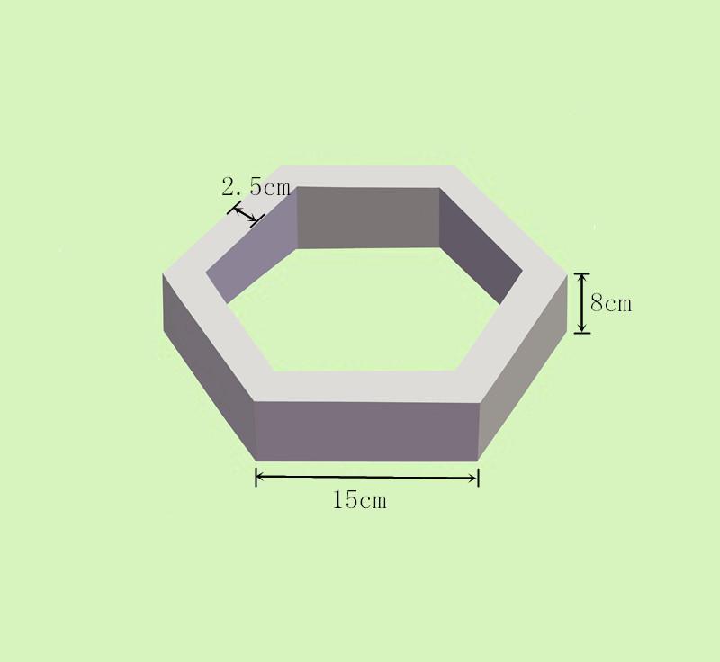 15*8*2.5cm空心六棱塊  空心六角磚 空心護(hù)坡磚
