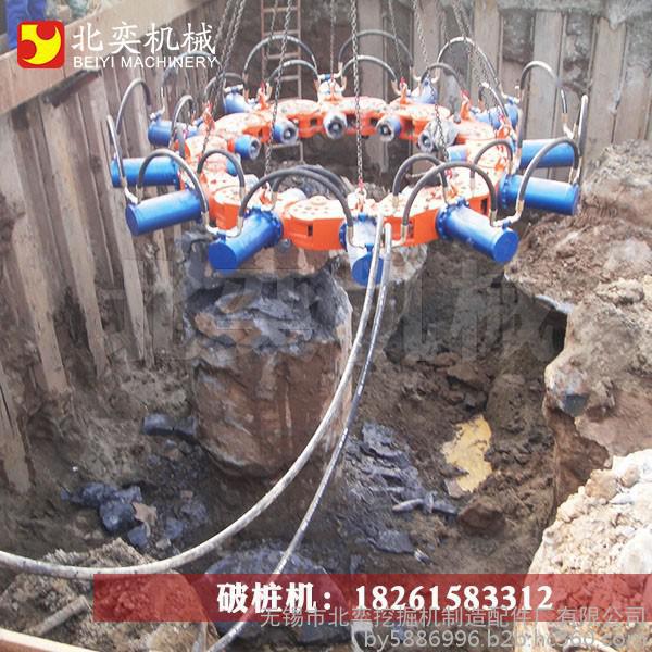 上海液壓破樁機(jī)現(xiàn)場(chǎng)，破樁機(jī)圖片，破樁機(jī)那里有，破樁機(jī)什么品牌好