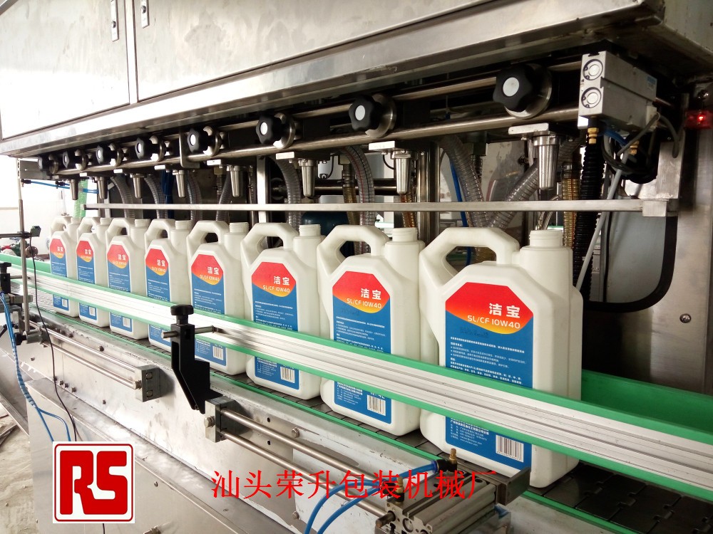 汕頭榮升8頭全自動(dòng)灌裝機(jī)潤(rùn)滑油灌裝機(jī)